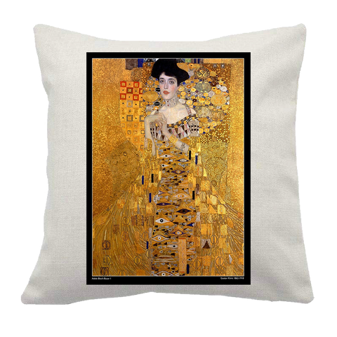 Gustav Klimt Adele Bloch-Bauer I Cushion Cover