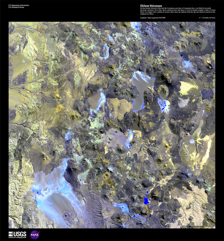 Chilean Volcanoes - Satellite Photography