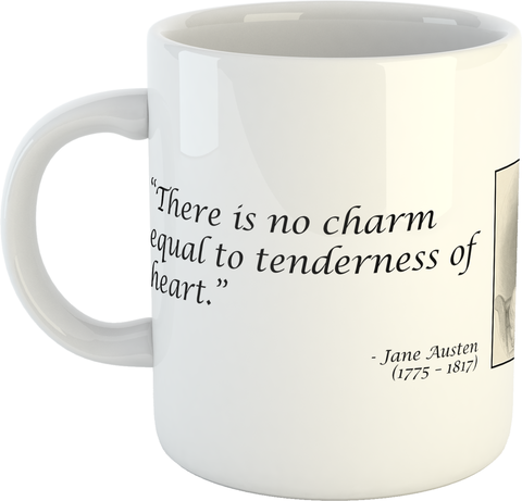 Jane Austen "There is no charm..." Mug