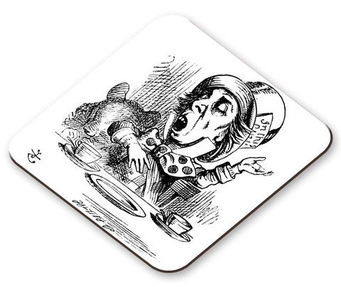 Alice in Wonderland Mad Hatter's Table Coaster