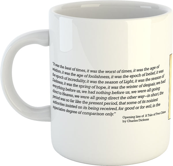 A Tale of Two Cities, Charles Dickens Mug