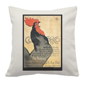 Théophile Steinlen - Cocorico Cushion Cover