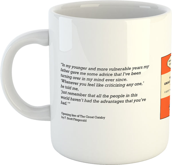 The Great Gatsby, F Scott Fitzgerald Mug