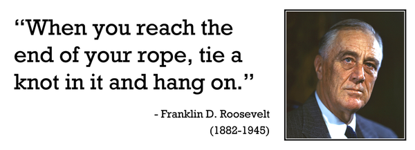 Franklin D. Roosevelt Quotation Mug