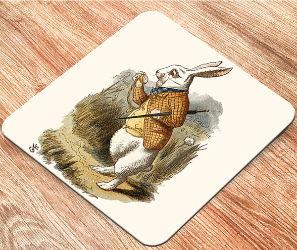 Alice in Wonderland White Rabbit Colour Coaster