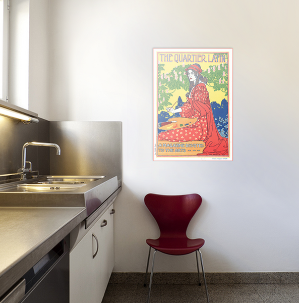 Louis Rhead The Quatier Latin 40 x 59.4 cm Poster