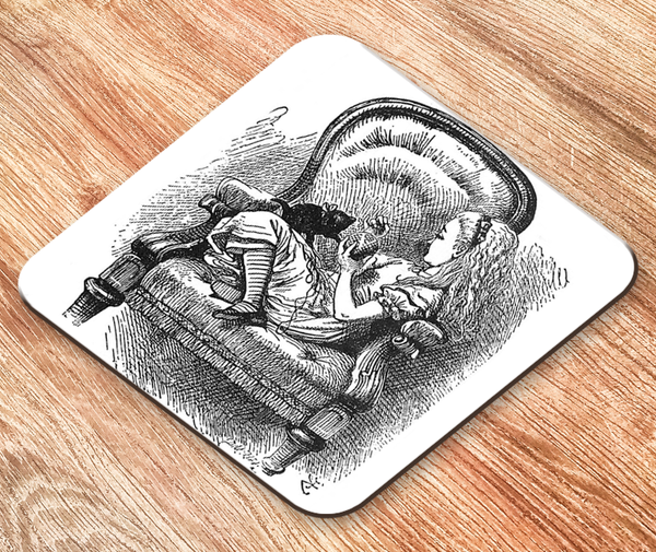 Alice in Wonderland Kitten Coaster