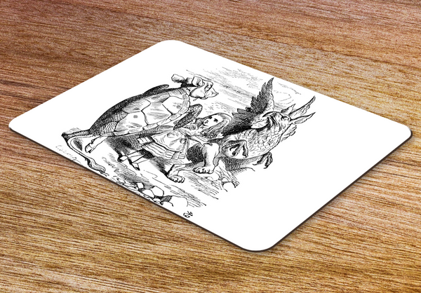 Alice in Wonderland Turtle and Griffin Placemat
