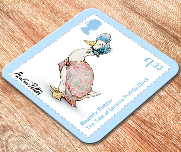 Beatrix Potter Stamp Jemima Puddle-Duck Coaster
