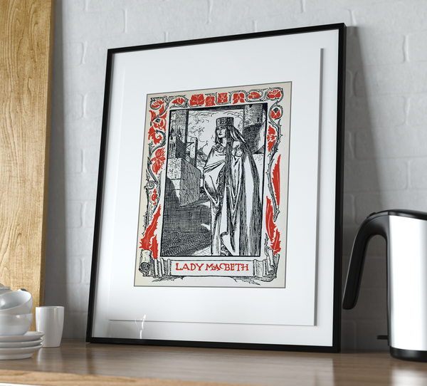 Shakespeare's Heroines Lady Macbeth Print