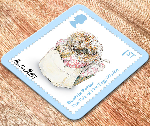 Beatrix Potter Stamp Mrs Tiggy-Winkle Coaster