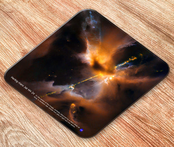 Hubble Space Telescope Image - Herbig-Haro Jet HH 24 Placemat