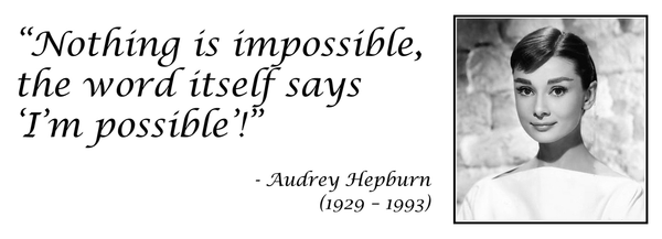 Audrey Hepburn Quotation Mug