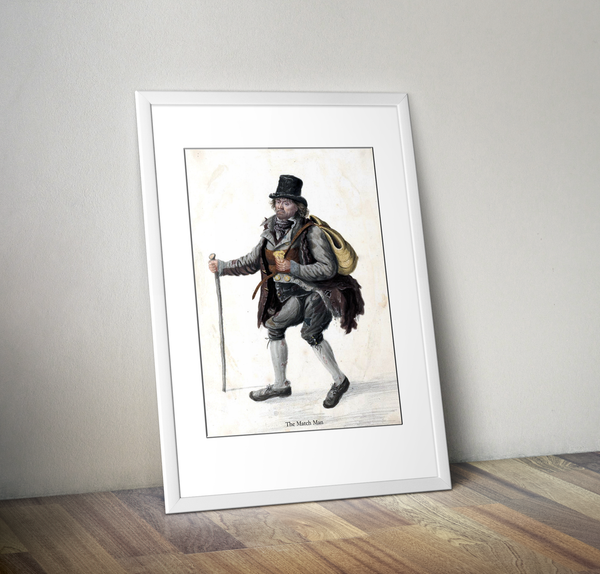 The Match Man by John Dempsey - A4 Print