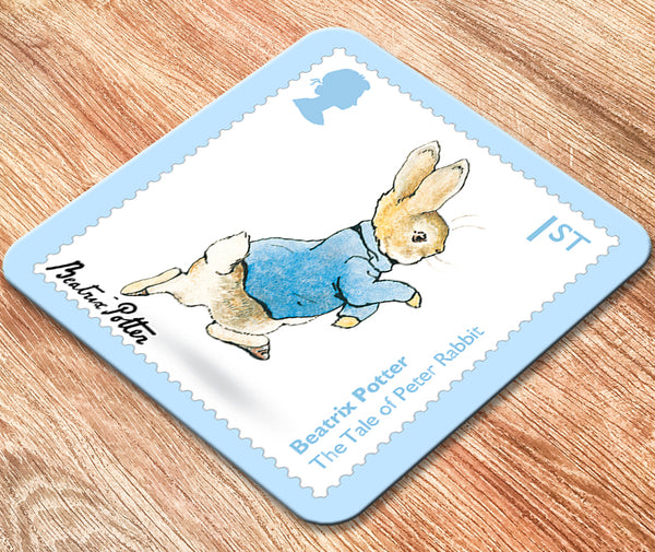 Beatrix Potter Stamp Peter Rabbit Coaster