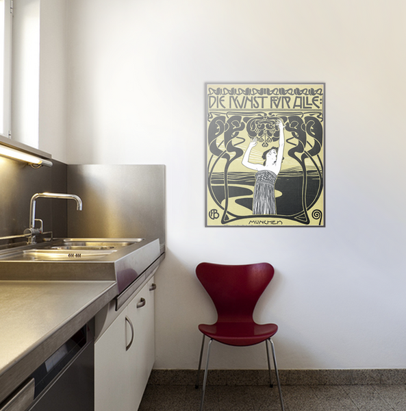 Koloman Moser Die Kunst Fvralle 50 x 60 cm Poster