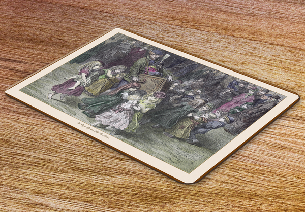 Gustave Doré The Organ Grinder - Place Mat