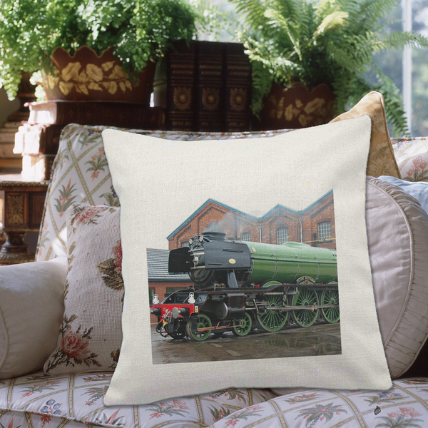 The Flying Scotsman Cushion Cover