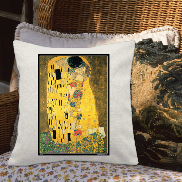 Gustav Klimt's The Kiss Cushion Cover