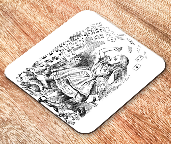 Alice in Wonderland Playing Cards Coaster
