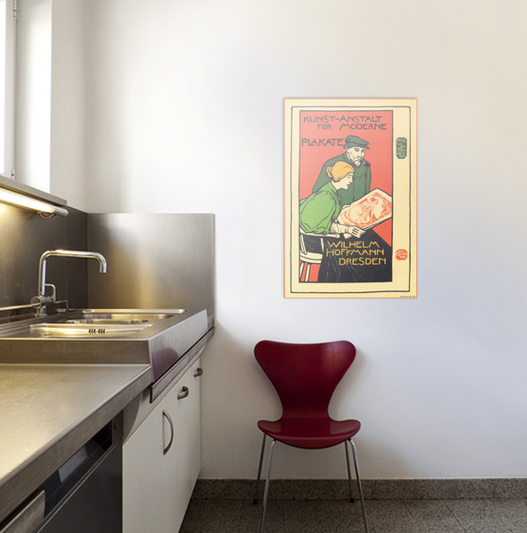 Kunst Anstalt fur Moderne Plakat 39.5 x 59.4 cm Poster
