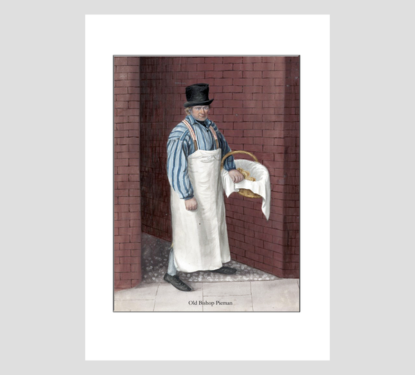 Old Bishop Pie Man by John Dempsey - A4 Print