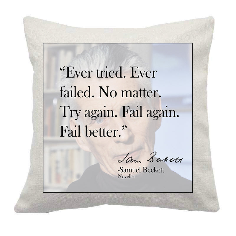 Samuel Beckett Cushion Cover