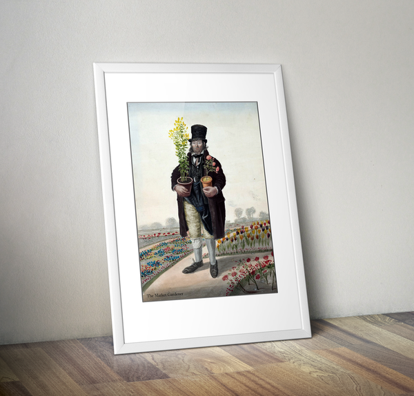 The Market Gardener by John Dempsey - A4 Print