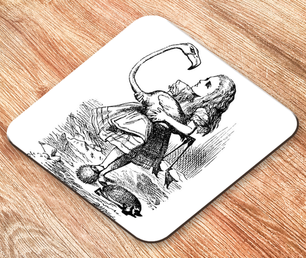 Alice in Wonderland Flamingo Coaster