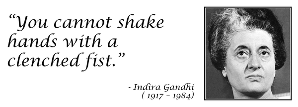 Indira Gandhi  Quotation Mug