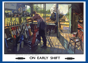 British Railways - On Early Shift Placemat