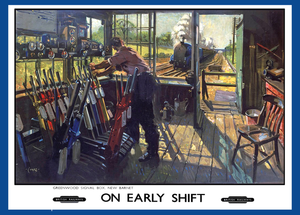 British Railways - On Early Shift Placemat