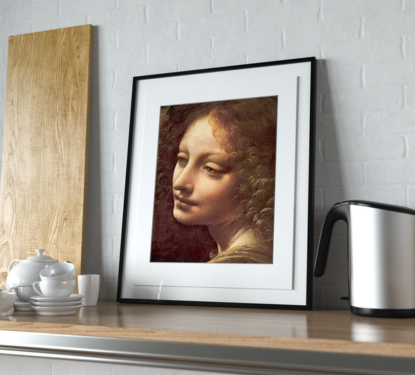 Leonardo da Vinci Head of a Woman Print