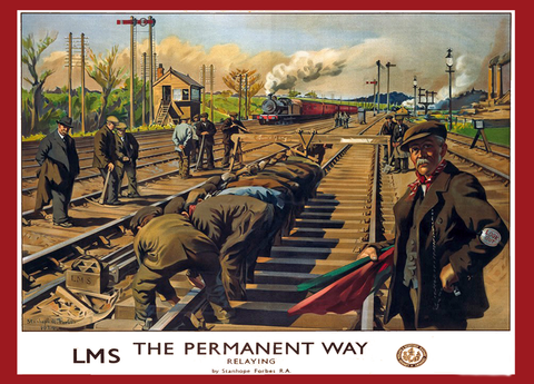 British Railways - The Permanent Way Placemat