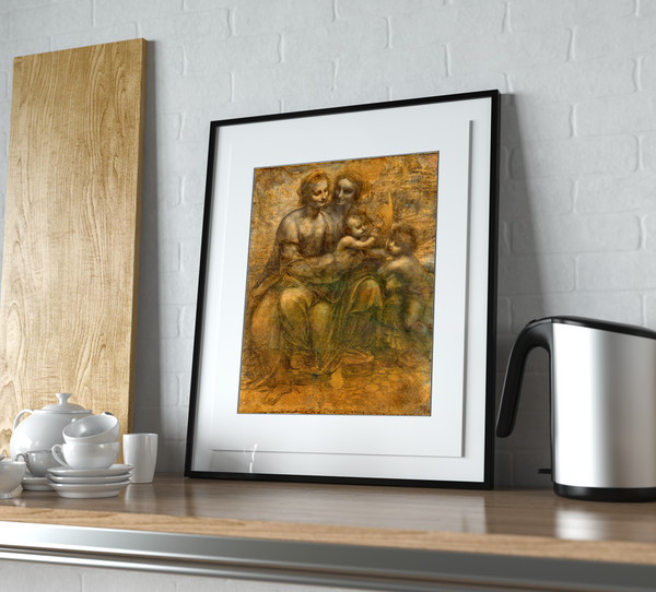 Leonardo da Vinci The Virgin and Child Print