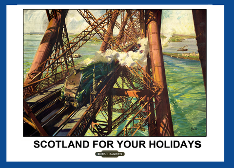 British Railways - Scotland For Your Holidays Placemat