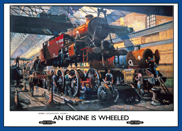 British Railways - An Engine Is Wheeled Placemat