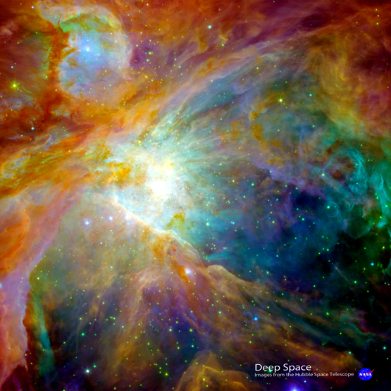 Hubble Space Telescope Image - Deep Space Orion Nebula Placemat