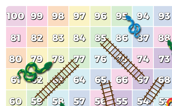 Children's Snakes and Ladders Placemat
