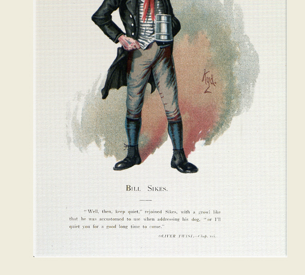 Dickens Bill Sykes Print