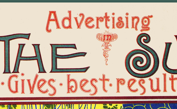 The Sun Advertising 37 x 59.4 cm Poster
