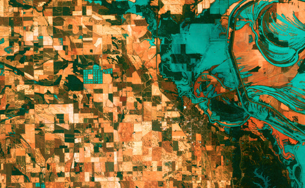 Meandering Mississippi - Satellite Photography