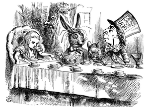 Alice in Wonderland Mad Hatter's Tea Party Placemat
