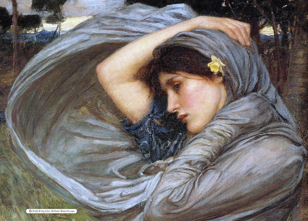 Boreas by John William Waterhouse - Place Mat