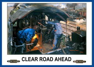British Railways - Clear Road Ahead Placemat
