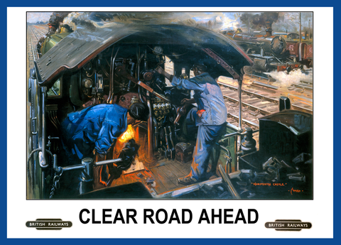 British Railways - Clear Road Ahead Placemat