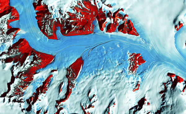 Byrd Glacier - Satellite Photography