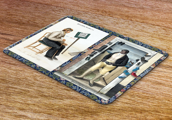 Billy Donkin & Black Charley by John Dempsey - Place Mat