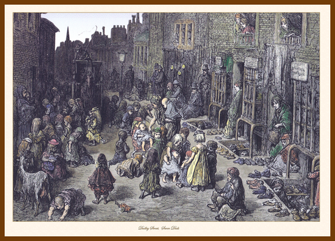 Gustave Doré Dudley Street, Seven Dials - Place Mat