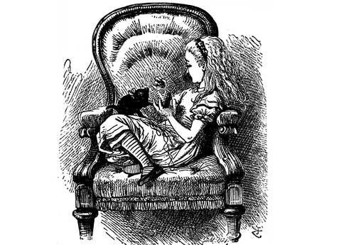 Alice in Wonderland Kitten Placemat
